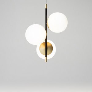 Nostalgia Hanglamp Goud, 3-lichts 6 Hanglamp Nostalgia OANN