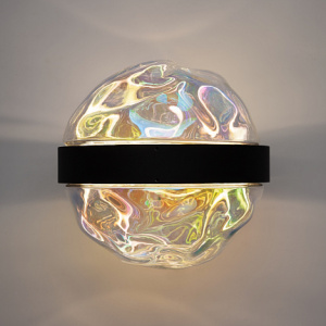 Misterio Wandlamp zwart vooraanzicht OANN