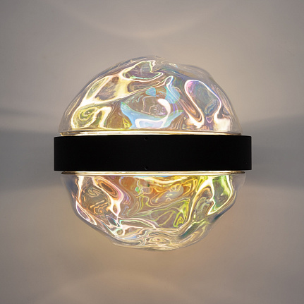 Misterio Wandlamp zwart vooraanzicht OANN