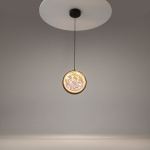 Misterio hanglamp zwart glas OANN