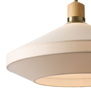 Paris soft Hanglamp, Linnenwit Ø24 5 Paris soft Hanglamp rond 24 OANN