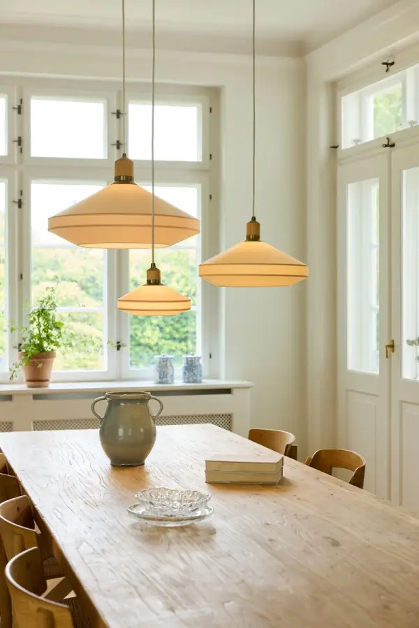 Paris soft Hanglamp, Linnenwit Ø24 1 Paris soft hanglamp - Oann.nl