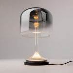 Spirito Tafellamp, glas zwart, LED 7 Tafellamp spirito - Oann.nl