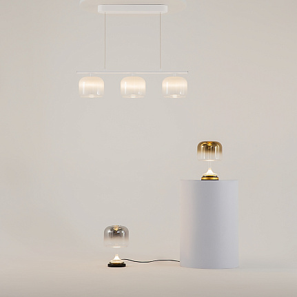 Spirito Tafellamp, glas goud, LED 2 Tafellamp spirito licht - Oann.nl