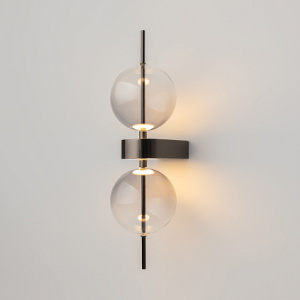 Stijlen 31 Wandlamp Double Moon zwart OANN