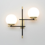 Nostalgia Wandlamp Goud, 2-Lichts 8 Wandlamp Nostalgia OANN