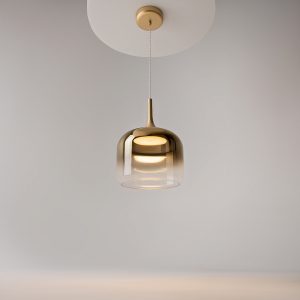 Spirito Hanglamp, glas goud, LED - Afbeelding 3