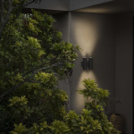 Gun Small wandlamp, Zwart 4 Gun big buiten wandlampen 2 stuks achtertuin OANN