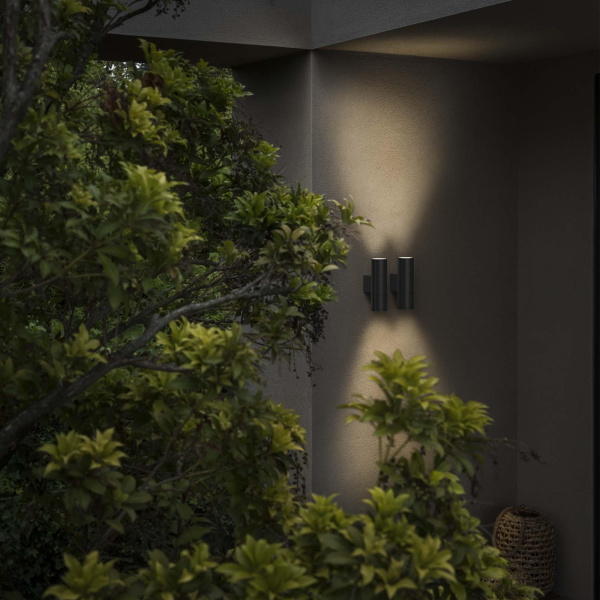 Gun big buiten wandlampen 2 stuks achtertuin OANN