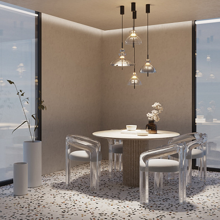 Bangkok Hanglamp, transparant 2 Hanglampen Bangkok - Oann.nl