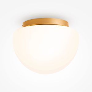 Plafondlamp Glassy Goud, 1 lichts