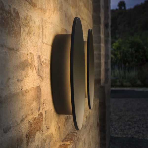 Punto Wandlamp zwart tuin OANN