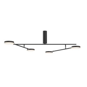 Plafondlamp Fad Zwart – ingeschakeld