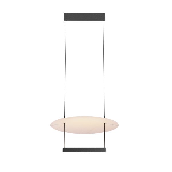 Hanglamp Ambience Zwart, Ø420 – ingeschakeld
