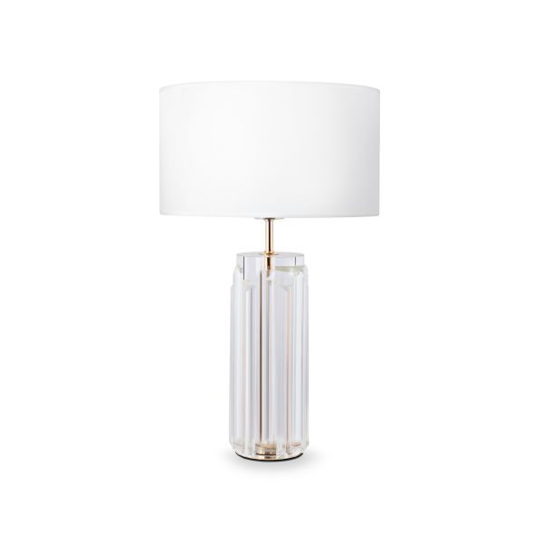 Tafellamp Muse Goud, 1 lichts – ingeschakeld