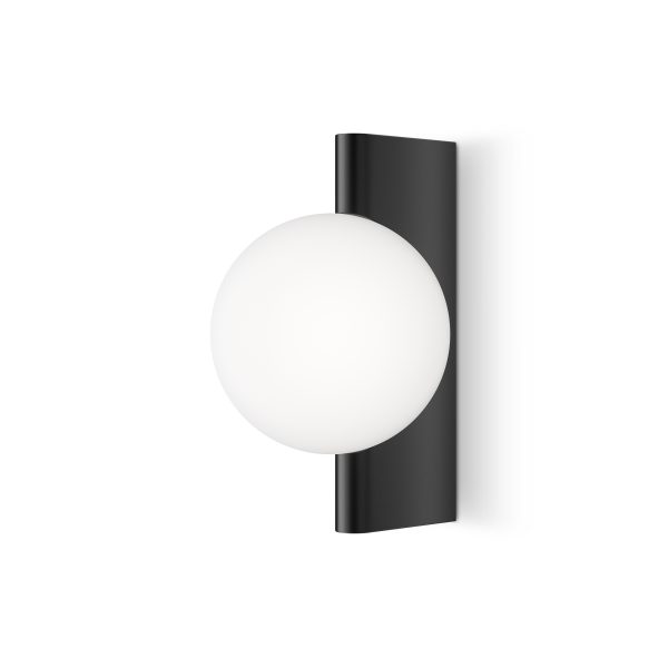 Wandlamp Avant-garde Zwart, 1 lichts – ingeschakeld