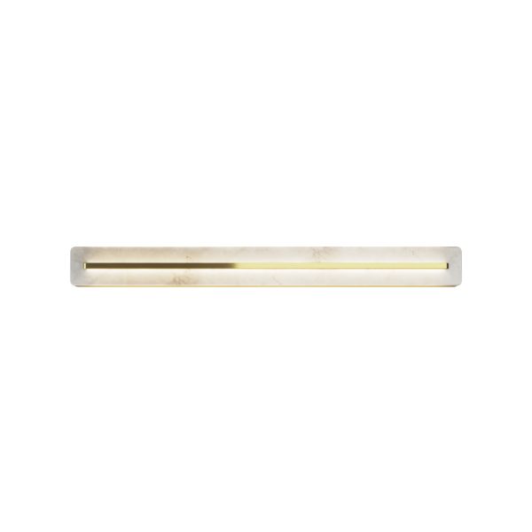 Wandlamp Albatre Messing, Ø 800 – ingeschakeld