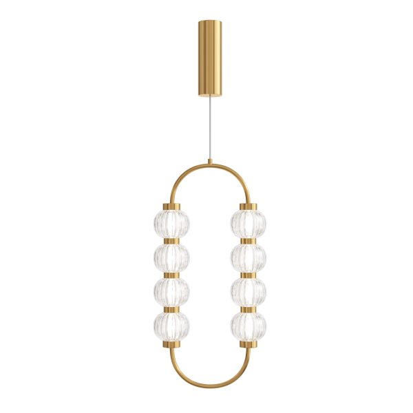 Hanglamp Amulet Goud – ingeschakeld