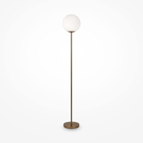Vloerlamp Ring Messing, 1 lichts