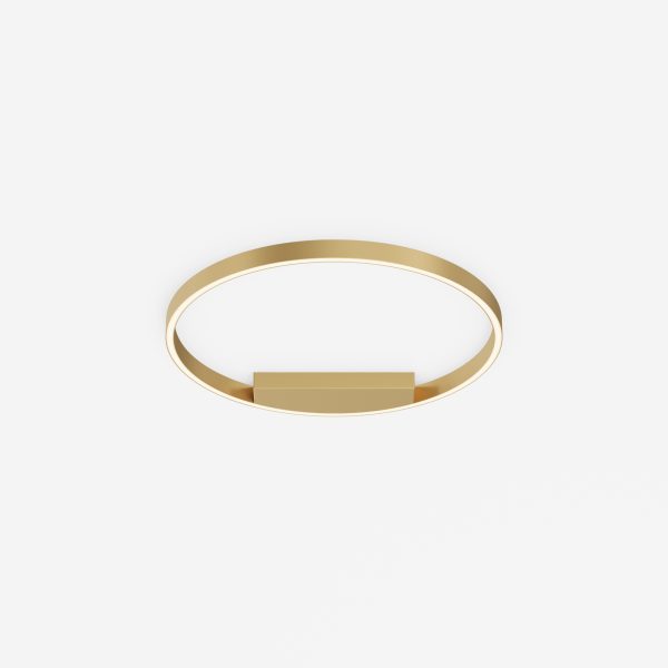 Plafondlamp Rim Messing