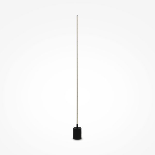Vloerlamp Flow, Zwart