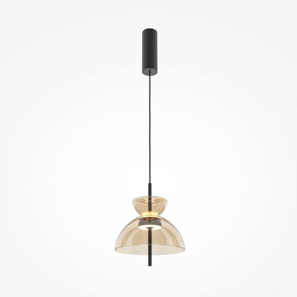 Hanglamp Bangkok Amberglas, Transparant