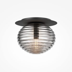 Plafondlamp Reels Zwart, 1 lichts