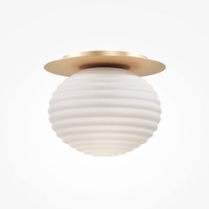 Plafondlamp Reels Goud, 1 lichts