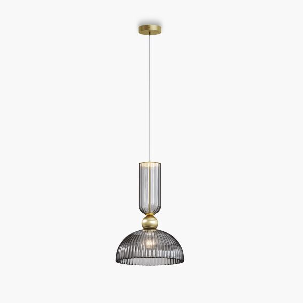 Hanglamp Antic Grijs, 1 lichts