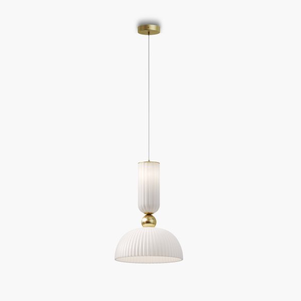 Hanglamp Antic Wit, 1 lichts