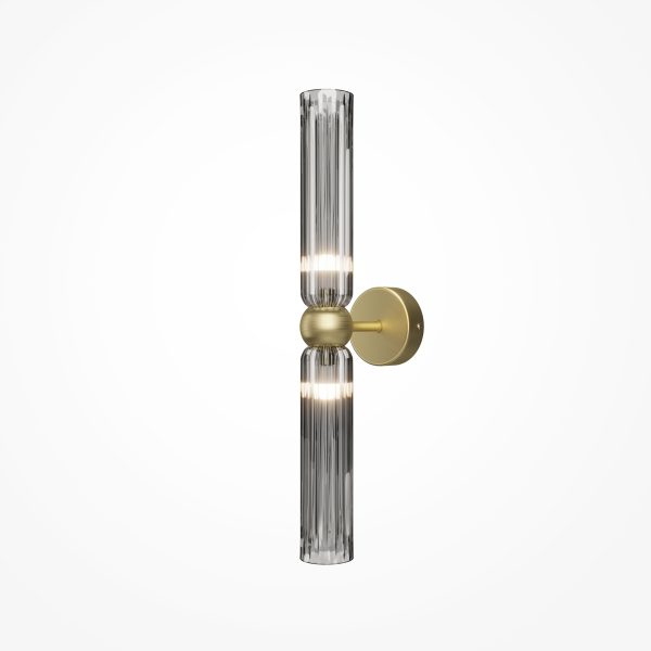 Wandlamp Antic Grijs, 2 lichts