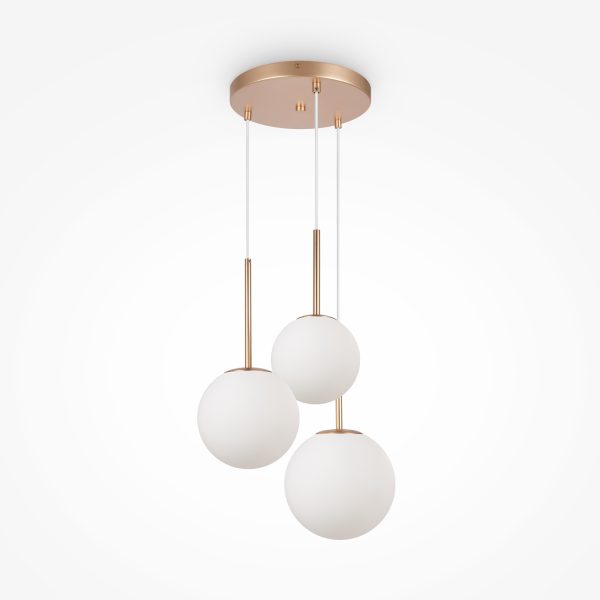 Hanglamp Basic form Brons, 3 lichts