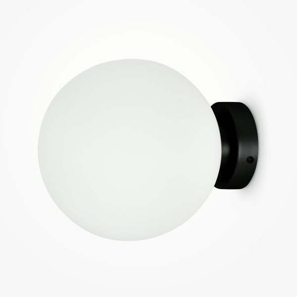 Wandlamp Basic form Zwart, 1 lichts – hoofdfoto