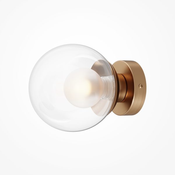 Wandlamp Basic form Goud, Ø 150
