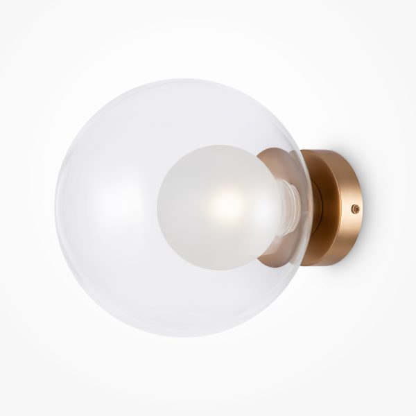 Wandlamp Basic form Goud, Ø 200