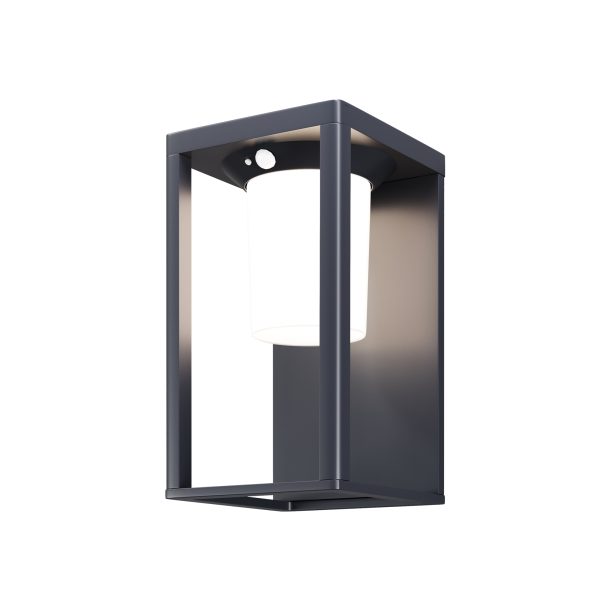 Solar powered lamp Shatter, Grafiet – ingeschakeld
