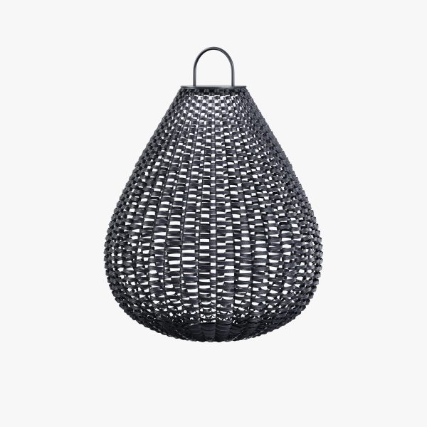 Solar powered lamp Plet, Ø 480 – ingeschakeld
