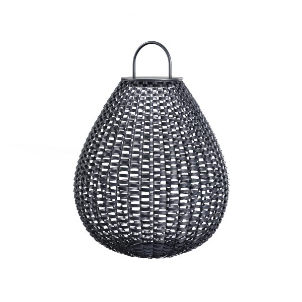 Solar powered lamp Plet, Ø 360 – ingeschakeld