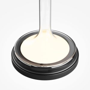 Tafellamp Spirito, glas zwart, Ø180 - Afbeelding 3