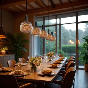 Bamboo floating light Bamboo | Oann