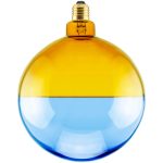 Segula Illusion globe geel blauw rond 190 OANN