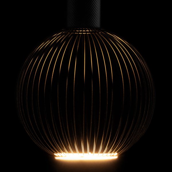 Segula floating line globe zwart rond 180 aan OANN