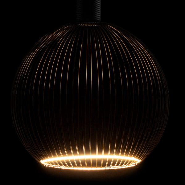 Segula flating line globe zwart rond 300 aan OANN