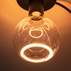 Led Floating Globe Ø 125, transparant - Afbeelding 3