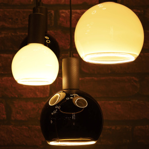 Led Floating Billard Ø 200, lichtbron 8 Segula floating zwart rond 200 kleuren OANN