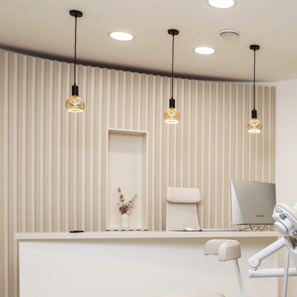 Pendellamp Alice Wave, Zwart 3 Segula pendellamp 2 meter textielkabel kantoor OANN