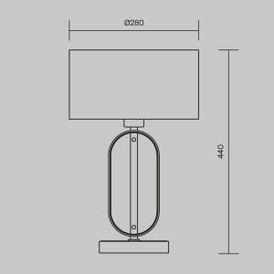 Tafellamp Marmo Messing, 1 lichts - Afbeelding 5