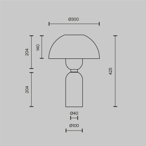 Tafellamp Memory Wit, 1 lichts - Afbeelding 5