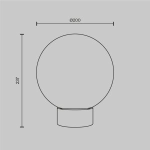 Tafellamp Basic form Goud, 1 lichts - Afbeelding 6