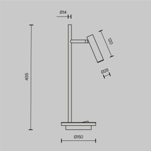 Tafellamp Estudo, Wit - Afbeelding 3